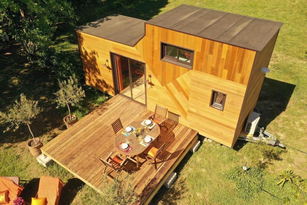 Tiny House Atypique Tout Confort 4 Pers Jardin 拉加尔德 外观 照片